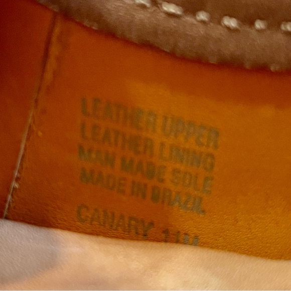 Nurture Leather Buckle Wedges Size 11M Made in Brazil Color Brown - Picture 6 of 7